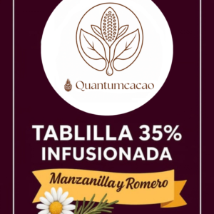 Tablilla de Cacao 35% Herbal – 100 g